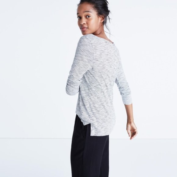 Madewell Anthem Boatneck Tee in Dewitt Stripe - Picture 2 of 2